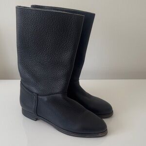 Roots Black Leather Boots